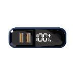 Портативный аккумулятор OLMIO QS-20, 20000mAh, 22.5W QuickCharge3.0/PowerDelivery, LCD, темно-серый