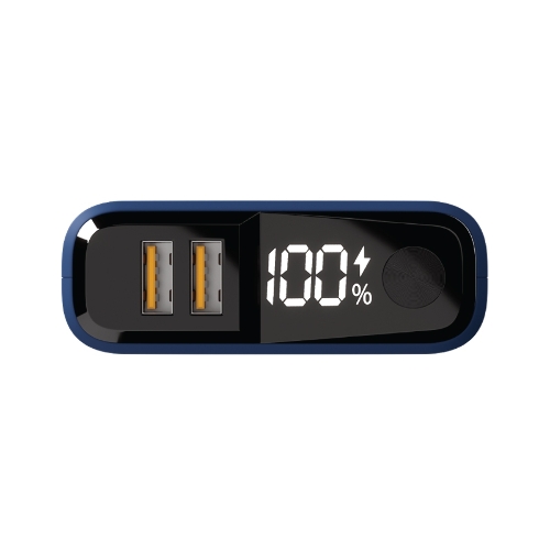 Портативный аккумулятор OLMIO QS-20, 20000mAh, 22.5W QuickCharge3.0/PowerDelivery, LCD, темно-серый