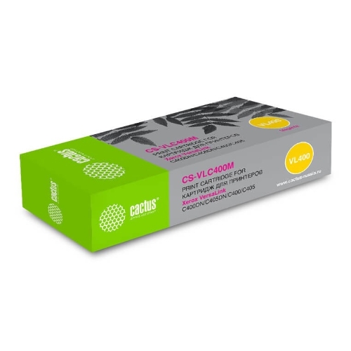 Картридж лазерный Cactus CS-VLC400MRU 106R03535 пурпурный (8000 стр.) для Xerox VersaLink C400DN/C405DN/C400/405/C400N/C405N/