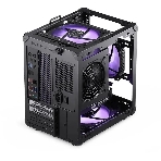 Компьютерный корпус JONSBO Computer Case C6Handle black hang-in version черный, Mini-Tower, материнская плата mATX, без БП, прозрачная боковая панель
