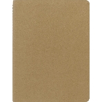 Блокнот Moleskine CAHIER JOURNAL QP423 XLarge 190х250 мм, обложка картон, 120 страниц, нелинованный, бежевый (3 шт)