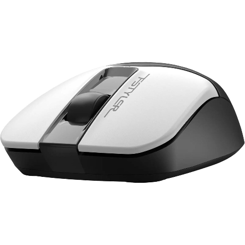 Мышь беспроводная A4Tech Fstyler FG12 белый/черный, 1200 dpi, радиоканал, USB, кнопки - 3