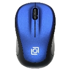 Мышь беспроводная Oklick 665MW черный/синий, 1000 dpi, радиоканал, USB, кнопки - 3