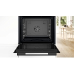 Электрический духовой шкаф Bosch HJG852YB0T Serie 6, 60 см, 66 л, черный,сенсорное управление, 8 режимов+AutoPilot 30(30 автоматических программ), LCD-дисплей, галогенное освещение, самоочистка EcoClean,Soft Open and Soft Close door,телескопические направляющие на 2 уровнях