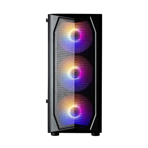 Компьютерный корпус MidiTower Zalman N4 black (ATX,Window, 6xRGb fan, USB 2.0 x2, USB 3.0x1, без БП) (N4 rev.1)