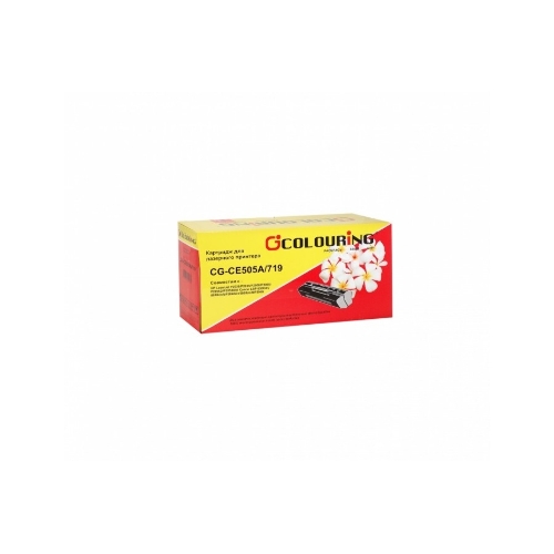 Картридж лазерный Colouring CG CE505A/CF280A/719 черный (2300 стр.) для HP LJ P2030/P2035/P2050/P2055/P2055D/P2055DN/Canon LBP 6300dn/6650dn/MF5840dn/5880dn/MF5940