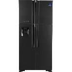 Холодильник Hitachi R-W660PUC7 GGR серый двухкамерный 396/144л морозилка сверху No Frost, Side by Side