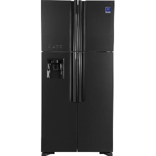 Холодильник Hitachi R-W660PUC7 GGR серый двухкамерный 396/144л морозилка сверху No Frost, Side by Side