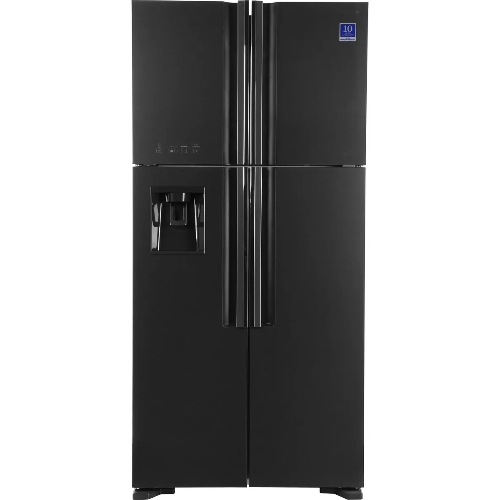 Холодильник Hitachi R-W660PUC7 GGR серый двухкамерный 396/144л морозилка сверху No Frost, Side by Side