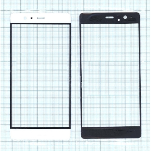 Стекло для Huawei P9 Plus белое