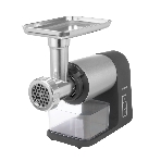 Мясорубка электрическая Centek CT-1607 серый, 3000 Вт, 3.0 кг/мин, реверс, металлический лоток, насадки - 5