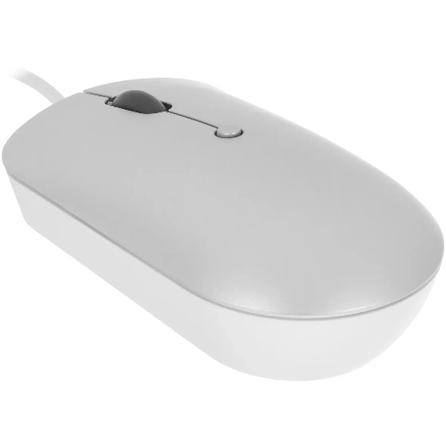Мышь проводная Lenovo 540 светло-серый, 2400 dpi, USB-C, кнопки - 4