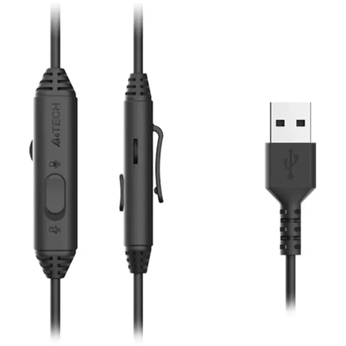 Гарнитура A4Tech Fstyler FH100U желтый/черный, проводная