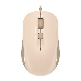 Мышь проводная A4Tech Fstyler FM26 бежевый/коричневый, 1600 dpi, USB, кнопки - 4