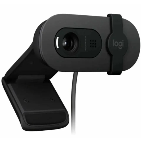 Веб-камера Logitech Brio 105 1920x1080, 30 кадр/с, USB Type-A, микрофон (шумоподавление), шторка приватности, автоосвещение, универсальное крепление