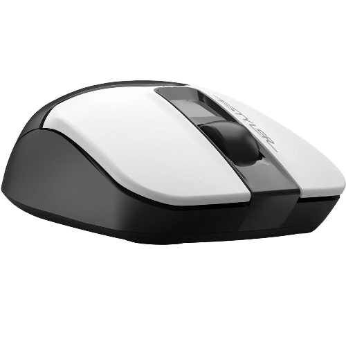 Мышь беспроводная A4Tech Fstyler FG12 белый/черный, 1200 dpi, радиоканал, USB, кнопки - 3