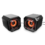 Акустическая система 2.0 Gembird SPK-405, пассив. излучатели, черный, 5 Вт, рег. громкости USB-питание