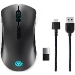 Мышь беспроводная/проводная Lenovo Legion M600 черный, 16000 dpi, радиоканал, Bluetooth, USB, кнопки - 9