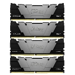 Оперативная память Kingston Fury Renegade, DDR4, 32Gb (4x8GB), 3200MHz, CL16, DIMM, с радиатором, черный