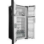 Холодильник Hitachi R-W660PUC7 GGR серый двухкамерный 396/144л морозилка сверху No Frost, Side by Side