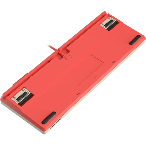 Клавиатура проводная A4Tech Bloody AT87 Proxy Boom USB бежевый/красный