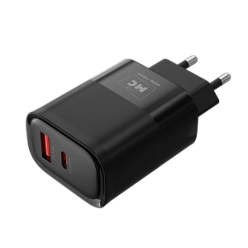 Сетевое зарядное устройство MORE CHOICE (4620202555557) NC81i СЗУ 1USB+1Type-C 3.0A PD 20W+ QC3.0, черный