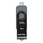 Флешка USB Smartbuy Twist Dual (SB128Gb3DUOTWK), 128Gb, USB 3.0/3.1, Twist Dual