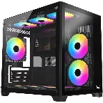 Компьютерный корпус AeroCool/Formula Crystal Z5 черный без БП mATX 1x120мм 2xUSB 2.0 1xUSB 3.0 audio bott PSU