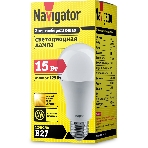 Лампа светодиодная Navigator NLL-A70/А60-15-230-2.7K-E27