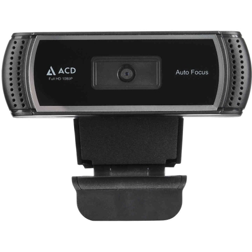 Веб-камера ACD Vision UC700 1920x1080, 30 кадр/с, USB Type-A, микрофон (шумоподавление), автоматическая фокусировка, автоосвещение, шторка приватности, универсальное крепление