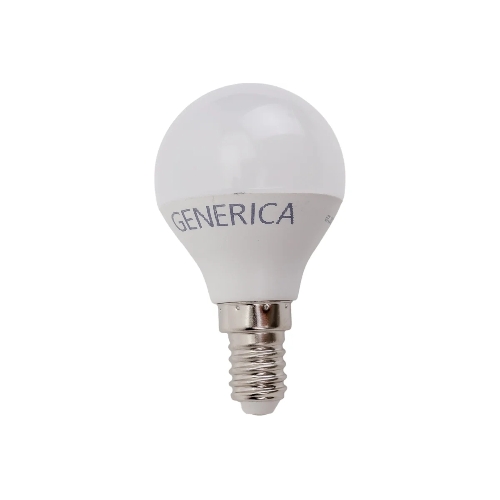 Лампа светодиодная GENERICA LL-G45-10-230-30-E14-G G45 10 Вт шар 3000К E14 230В