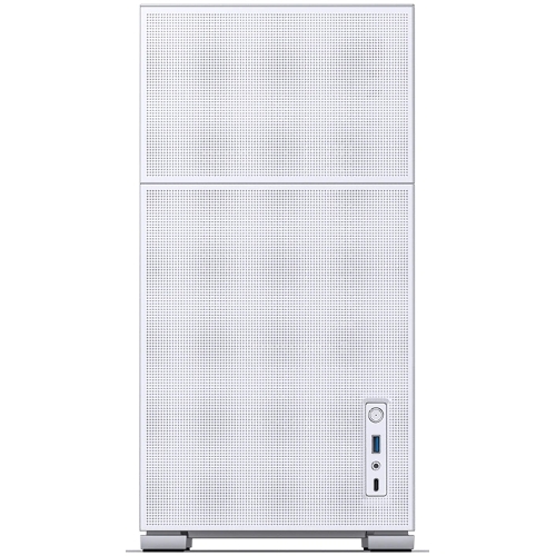Компьютерный корпус без блока питания Case JONSBO D41 MESH, Midi-Tower, TG, no fan, 1xUSB-A 3.2 + 1xUSB-C 3.2, ATX, mATX белый