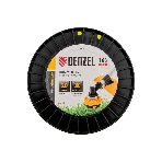 Леска для триммера Denzel витой квадрат, 3,0мм х 163м, на DIN катушке FLEX CORD
