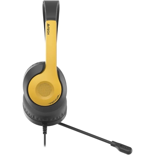 Гарнитура A4Tech Fstyler FH100U желтый/черный, проводная