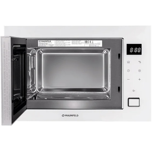 Микроволновая печь встраиваемая Maunfeld MBMO925SGW11 белый, 25 л, 900 Вт, переключатели - сенсор