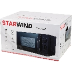 Микроволновая печь Starwind SMW2320 черный, 20 л, 700 Вт, переключатели - поворотный механизм