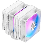 Кулер Ocypus Delta A62 WH ARGb белый 260W/All Intel/AMD AM*/2 fans/Screws