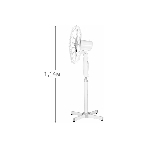 Вентилятор Blackton Bt F1114 White-Gray (2в1 ч/б коробка + 1 ч/б коробка). (2в1 ч/б коробка + 1 ч/б коробка) Потребляемая мощность: 45 Вт, Тип управления: Механический, Количество скоростей: 3, Диаметр решетки: 40 см, Длина сетевого шнура: 1.45 м, Защита от поражения электротоком: Класс II