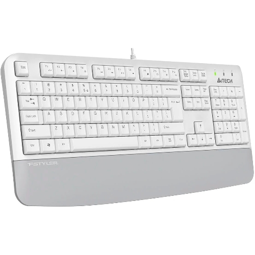 Клавиатура A4Tech Fstyler FK20 проводная, USB Type-A, белый