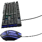 Комплект клавиатура+мышь Oklick 400GMK проводной, USB, 1200 DPI, чёрный
