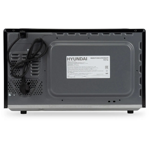 Микроволновая печь Hyundai HYM-D2079 черный, 23 л, 800 Вт, переключатели - кнопки, поворотный механизм