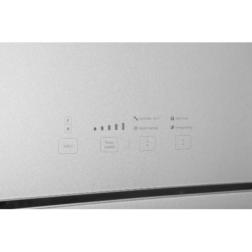 Холодильник Hitachi R-W660PUC7X GS серебристый стекло двухкамерный 396/144л морозилка сверху, No Frost, Side by Side