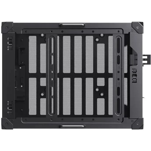 Компьютерный корпус JONSBO Computer Case C6Handle black hang-in version черный, Mini-Tower, материнская плата mATX, без БП, прозрачная боковая панель