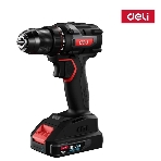 Дрель-шуруповерт Deli DE-DZ20-2D2, 20 В, 2 Ач, 70 Нм, бесщеточный