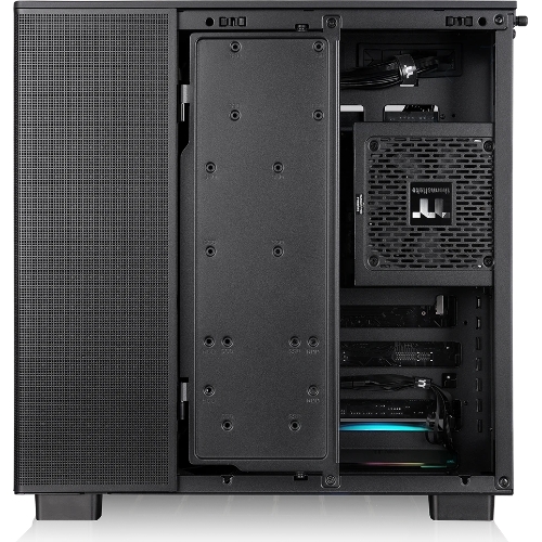 Компьютерный корпус Thermaltake View 380 XL TG ARGB черный без БП E-ATX 2x120мм 2xUSB3.0 audio bott PSU
