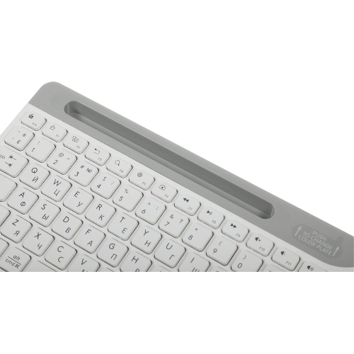 Клавиатура проводная A4Tech Fstyler FK25, USB, белый/серый