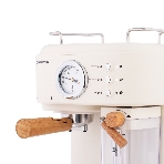 Кофеварка рожковая Maunfeld MF-737BG PRO бежевый, исп. кофе - молотый, 1.5 л, 1250 Вт, 15 бар