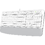 Клавиатура A4Tech Fstyler FK20 проводная, USB Type-A, белый