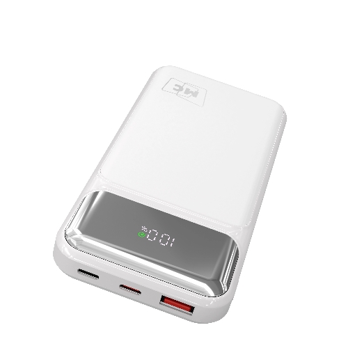 Портативный аккумулятор MORE CHOICE (4620202552747) PB29-10 10000mAh 1USB+2Type-C 3.0A 22.5W+PD20W+QC3.0, белый