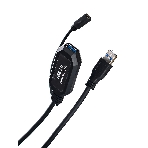Кабель-адаптер USB3.0-repeater, удлинительный активный Am-->Af 5м VCOM